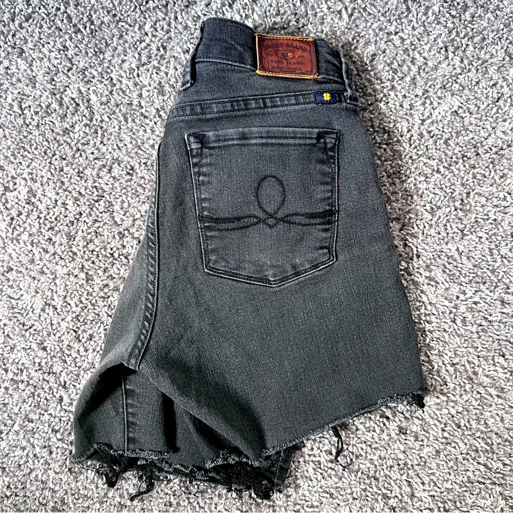 Lucky Brand Distress Black Shorts